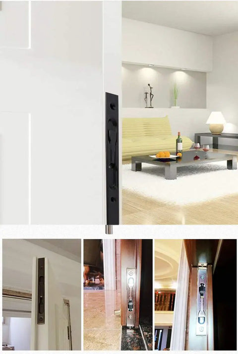 "Concealed Sliding Bolt Lock For French, Composite, Wooden And Double Doors, 6 Inch Hidden Door Protector Bolt in living room"