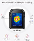 Infrared Thermal Camera FI160S With 320x240 High-Res, Laser Pointer, PC Analysis, 32GB Storage, displaying thermal reading