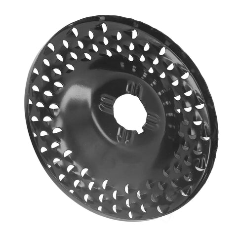 Rock Solid Spike Grinding Disc Multi Hole Shaping Wheel For Angle Grinder, 65Mn steel, ideal for wood carving and rough surfacing.