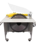 Front view of Beast Multifunction Mini Table Saw And Lathe Kit For Wood Metal Jade Carving 110V 750W Copper Motor 10000 RPM
