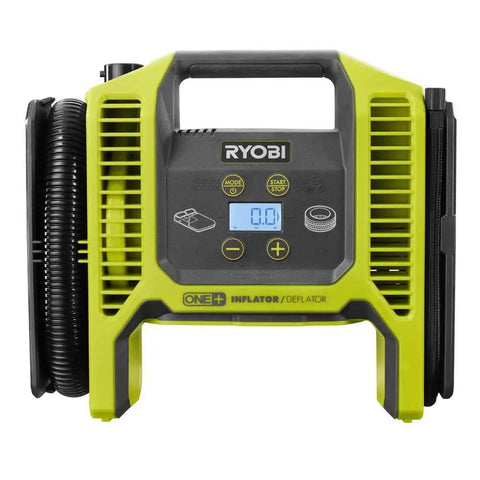 Cordless 18V Dual Function Inflator Deflator Tool for Quick High Volume Inflation and Fast Deflation of Air Mattresses Pool Toys