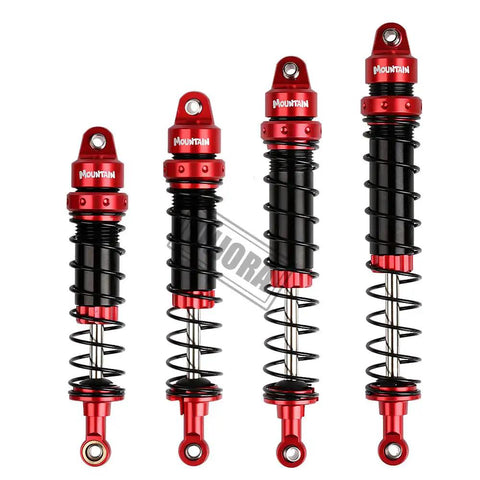 RC Shock Absorber Set 4pcs Dampers For 1x10 RC Crawler Axial SCX10 90046 AXI231017 TRX4 D90 100mm Heavy Duty Metal Build