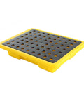 Nestable Oil Drums Tray With Leak Proof Drain And Detachable Anti Slip Platform, Garage Grade Storage Spill Containment Pallet