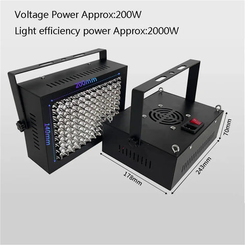 Built Tough 2000W Led Uv Curing Lamp That Hits Hard for fast resin curing, featuring a compact design and adjustable handle.