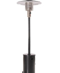 47000 BTU Outdoor Patio Heater With Round Table Design And Wheels Propane Gas Standing Heater With Double Layer 304