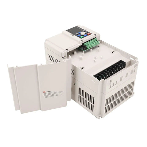 Badass Heavy Duty 18.5KW 22KW Variable Frequency Drive VFD Inverter With PID Controller 3 Phase 380V Speed Control For CNC Router Milling, open wiring panel