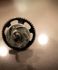 Close-up of 54T metal spur gear and clutch assembly, part of 4x4 RC Upgrade Kit: 54T Metal Spur Gear 32P With Full Clutch Assembly For Slash Rustler 4WD.