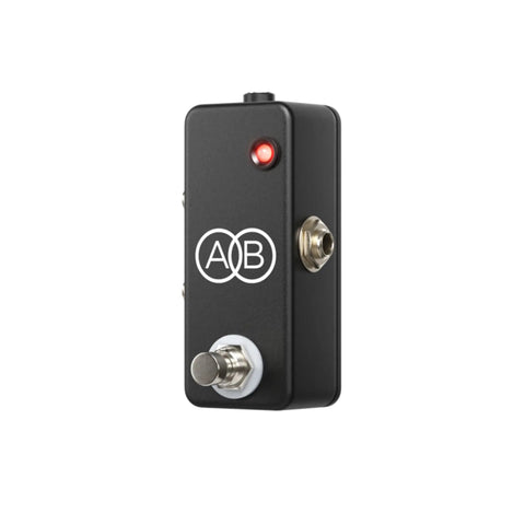 Black Mini AB Box For Guitar Footswitchable Signal Router To Switch Between Two Amps Or Your Axe Preserve Tone Isolate Tuner