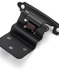 2 Pack Self Closing Cabinet Hinges With Concealed Soft Close Overlay Flush Mount For Cabinets And Furniture Doors No Visible Hardware