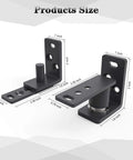 Dimensions of Beefy All Metal Gravity Door Hinge With Adjustable Opening Angle And Automatic Closing Two Way Swing Pivot For Coffee Doors Wooden Doors And Folding Doors Black 1 Pack Heavy Duty Door Hardware