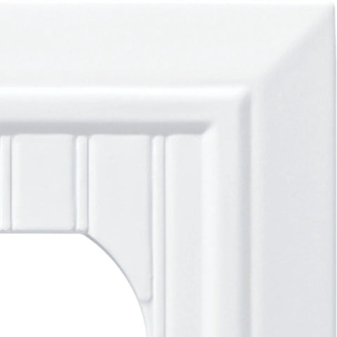 Beadboard 3-Pack White 1-Gang Outlet Covers For Duplex Switch Plates With Screws Included No Fuss Install Easy Upgrade Pure White