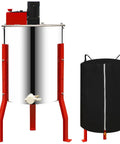 Electric Honey Extractor For 4 And 12 Frame Sets With Protective Cover And 2nd Gen Intelligent Control For Beekeeping Pros On Farms