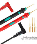 Pro Grade Digital Multimeter Test Lead Kit With Alligator Clips, Replaceable Probes, 16 Piece Set For Safe Accurate Electrical Testing