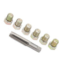 Fix Oil Pan Leaks Fast With This Premium M13 X 1.5mm Thread Repair Kit Featuring Tough Steel Taps And Screws For A Secure Seal On Any Car. M13x1.5 steel tap and six drain plug screws
