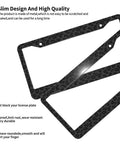 Leopard Print License Plate Frame Black Aluminum With Screws Dope Two Hole Mount Standard Size 12.3 By 6.3 Inches Car Tag Holder