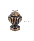 Vintage Pumpkin Drawer Pulls 12 Piece Set Old School Round Cabinet Knobs For Jewelry Boxes Cupboards And Furniture Hardware In Small Lantern Green Bronze Finish With A Comfy Grip