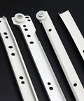 Two Pair Quiet Drawer Slides For Two Section Clothing Drawers Cabinet Rails And Keyboard Rollers Easy Install Smooth Operation