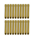 Long Wedge TIG Collets Kit For 3C332GS Torch 3/32 Inch 2.4mm Orifice arranged in two rows of ten collets