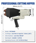Heavy Duty Air Wire Cutter Knocks Out Up To Six Millimeter Steel Cable And Barbed Wire With Rock Solid Forged Blades, 360mm size.