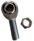 Badass TwoPiece Male Rod Ends Featuring 22Mm Shafts And M22 By 1.5 Threads Forged From Solid Chromoly Steel Double Lip Seals Shut Out Grit For Suspension Lifts And Offroad Adventures, showing the rod end with hex nut.
