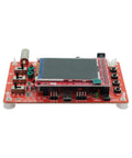 Pocket Digital Oscilloscope Kit With 2.4 Inch TFT Screen, Handheld DIY Learning Set, red circuit board with display
