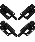 Heavy Duty Adjustable Furniture Leveling Feet With Steel Legs 4 Pack, Anti Slip PVC Base for Tables and Wardrobes, close-up view