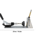 No Sweat Precision Pocket Hole Jig System Dead On Drill Depth Control and Slick Woodworking Alignment Tool with sharp drill bit.