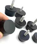 Adjustable Furniture Feet Pads Set 40 Pieces M8 M10 Rubber Foot Cushions with threaded metal rods