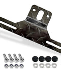 Rugged Heavy Duty Aluminum Trailer License Plate Bracket Holder For Trucks Trailers RVs Boats Universal Plates with mounting screws