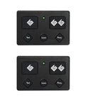 Dual Dope Smart Ready Automatic Gate Kit For Swing Gates Up To 1000 Pounds Or 12 Feet Per Gate With Tube Bracket System Solar Compatible Remotes