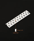1206 SMT Resistor Kit With 460 Pieces Featuring 46 Values From 10 Ohm To 1 Mega Ohm One Quarter Watt Surface Mount Chip Resistors Assortment