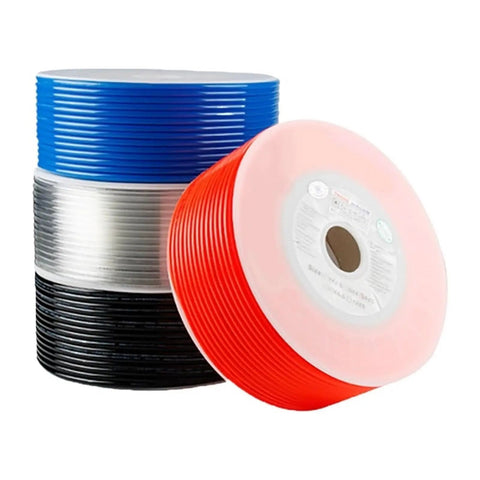 Grab This Badass High Pressure Pneumatic Air Hose That Is Super Flexible And Transparent For Effortless Flow Tracking 2 Meter Long Design Fits 6mm By 4mm Compatible With Air Tools For Garage Or Shop Projects Without Any Hassle Right Now. coiled hose spools