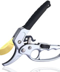 Ratcheting Garden Pruners For Easy Pruning Of Roses Flowers Hedges And Trees With Germany Titanium Blades Arthritis Friendly Pruning Shears