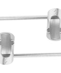 Heavy Duty Steel Fire Sprinkler Wrench For Concealed Heads Anti Grip Handle shown from an overhead angle, displaying its durable alloy steel construction.