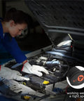 Mechanic using Rechargeable LED Work Light With Magnetic Base And USB Power, 360 Degree Rotating Spotlight for car repair
