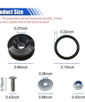 Universal Car Bumper Quick Release Clips Kit With Washer And Stainless Steel Screws For Front And Rear Bumpers product size diagram