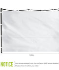 Three White 10x10 Foot Sidewalls For Pop Up Canopy Tent, 300D Waterproof Fabric With PA Lining, UV Block, 86x120 inch panel