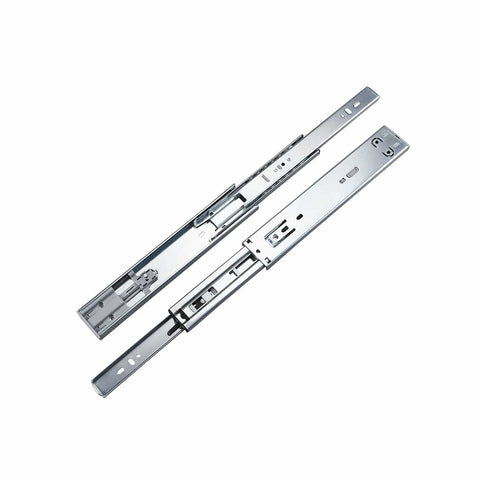 10 Inch Soft Close Drawer Slides 2 Pack Ball Bearing Full Extension 3 Fold Heavy Duty Side Mount Rails For Kitchen