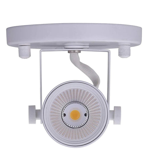 Led Flush Mount Ceiling Spotlight Dimmable 8W 600 Lumens Bright As Day Warm White 3000K With Adjustable Tilt High CRI 90 Plus