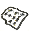 Shift Solenoid Set Gasket For JF506E Transmission Replacement includes gasket and solenoids for Ford and Mazda 2002-2005 2.5L.