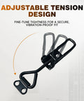 2 Pack Toggle Latch Clamps, Adjustable Stainless Steel Pull Hasp Latches, Heavy Duty Latch Set For Smokers, Lids, Black