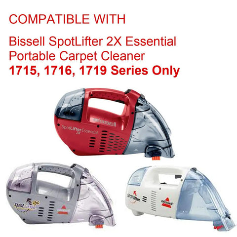 Image of Bissell SpotLifter 2X Essential Portable Carpet Cleaner models compatible with Replacement Charger For Bissell SpotLifter 2X Essential Portable Carpet Cleaner 1715 1716 1719 Series AC DC Power Adapter With Safe Fast Charge And Durable Build Wide Voltage 100 To 240 Volt.