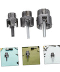 Top Rated Lalafina 3 Piece Pvc Pipe Threader Tool Kit With Internal External Thread Cutter, three sizes for plumbing repairs.