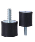 Tough As Nails Rubber Shock Absorber Isolation Pads For Mini Split Heat Pumps Air Compressors And Water Motors With Male Female Thread Mounts.