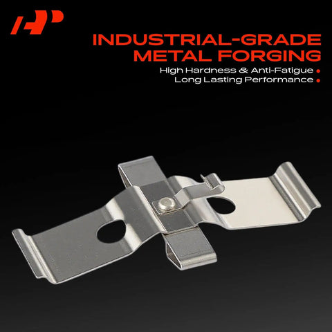 Front Side Disc Brake Hardware Kit For Chevy Camaro V8 And Corvette ZR1 Z06 Ceramic Brakes Plus Grand Sport Models From 2009 To 2019 Top Quality Parts You Can Trust. metal brake clip set