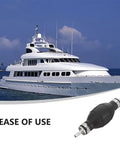 2 Pack Manual Fuel Transfer Siphon Pump With 6mm Tubing Hand Squeeze Bulb Liquid Line Pump For Cars, Boats, Marine, And Outdoor Gear, Easy Pour, Portable Gas Transfer Kit on yacht promo image