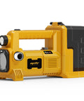 Brushless Water Transfer Pump Cordless Do It All Utility Pump 20V Max Battery Compatible Self Priming 1/4 HP 540 GPH in yellow plastic housing