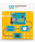 Plug And Make Starter Kit For Beginners Easy Start To Build Connected Projects And Learn Electronics And Coding With Fun Hands On Projects And Educational Tech Package For Home Learning, showing components layout on packaging.