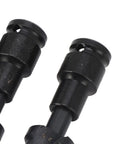 Heavy Duty 3 Piece Step Drill Bit Kit With Woodworking Power For Metal And Plastic Fast Cutting Spiral Flutes Hex Shank Tool Set To Crush Any Job, black step drill bits