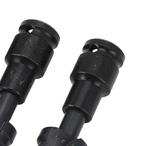 Heavy Duty 3 Piece Step Drill Bit Kit With Woodworking Power For Metal And Plastic Fast Cutting Spiral Flutes Hex Shank Tool Set To Crush Any Job, black step drill bits